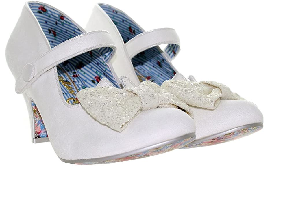 Irregular choice sale shimmer white