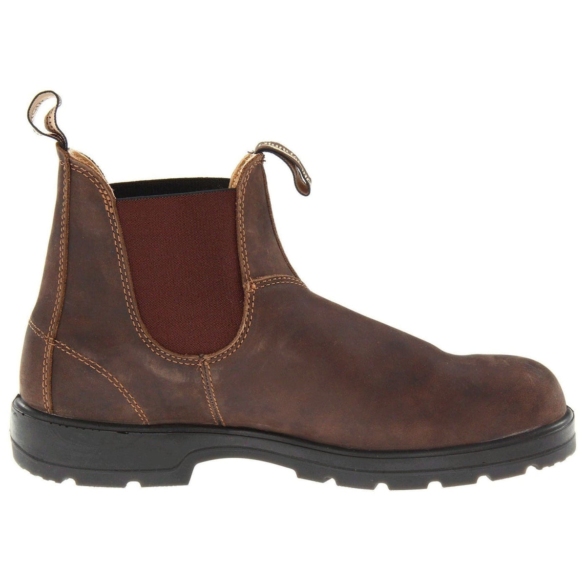 Blundstone 585 Rustic Brown Unisex Leather Chelsea Boots Top