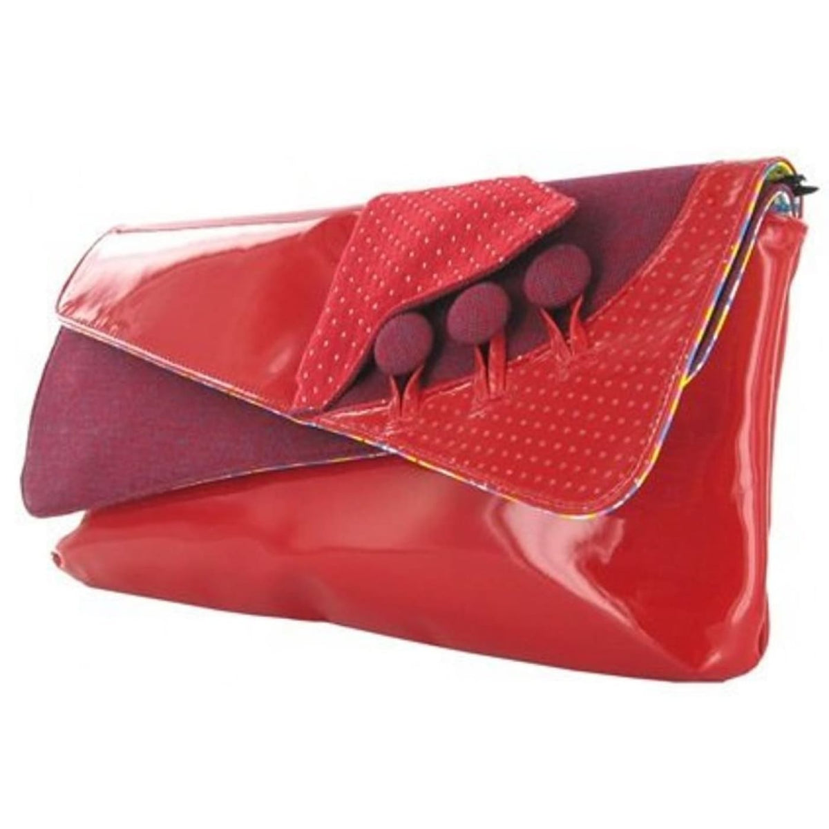 Irregular Choice Flick Flack Red Womens New Hand Clutch Bag Top Brand Shoes