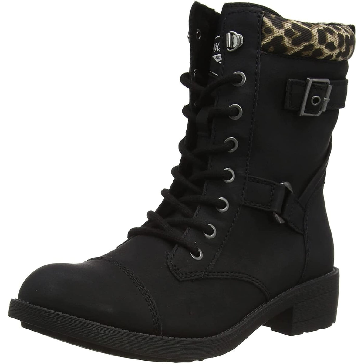 Faux leather hot sale boots womens