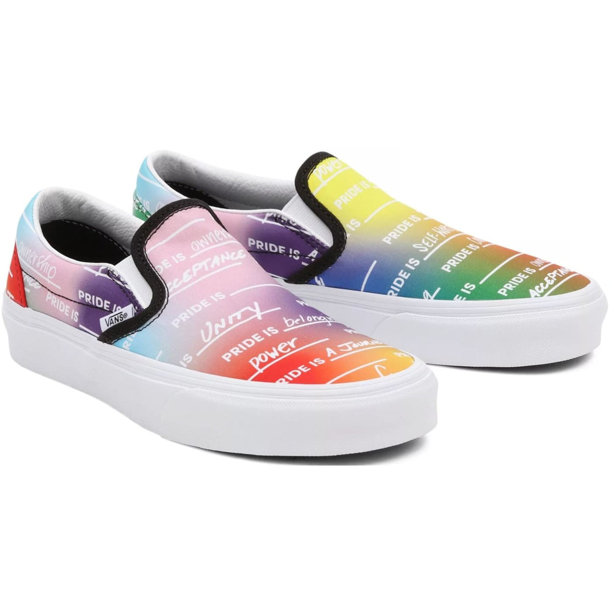 Womens white canvas hot sale slip on vans