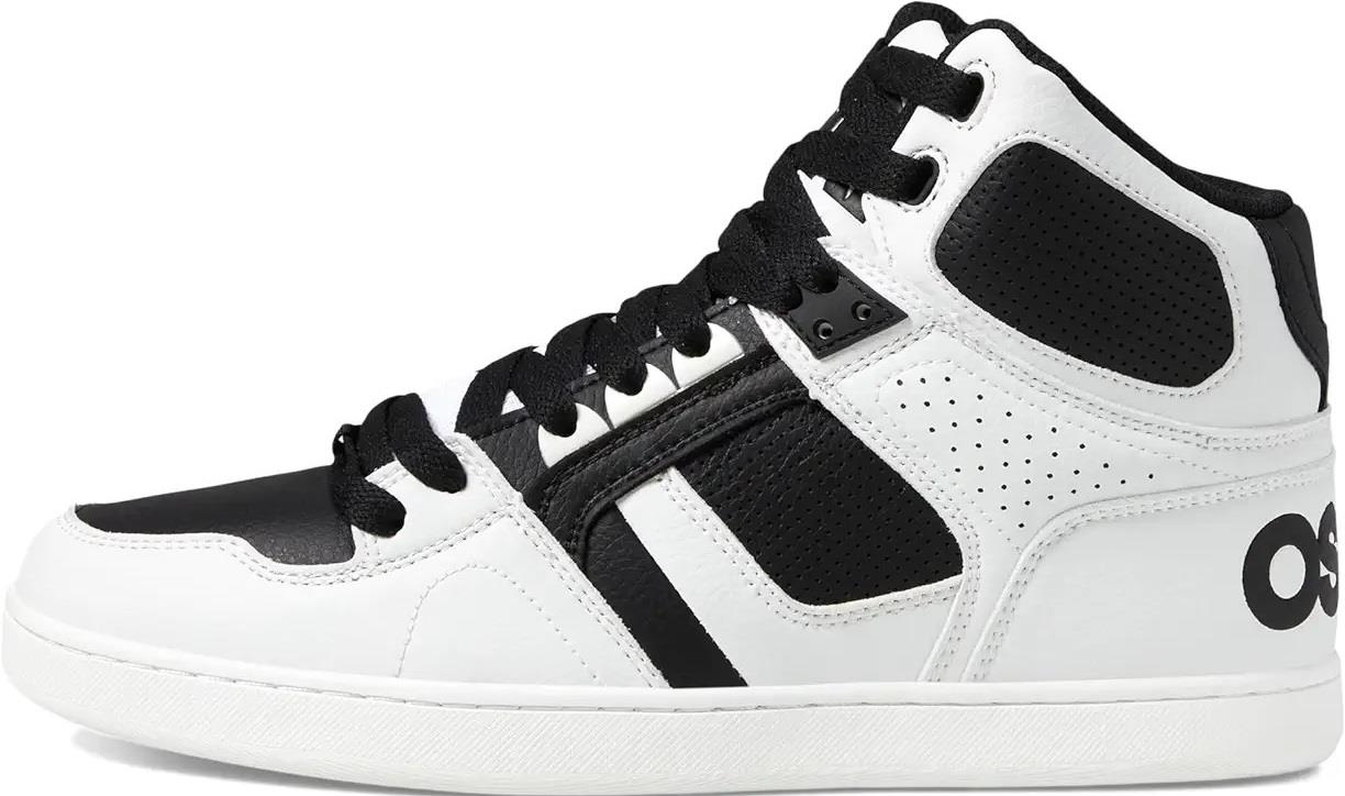 Osiris NYC 83 CLK White Black White Mens Hi Top Skate Trainers Top Brand Shoes