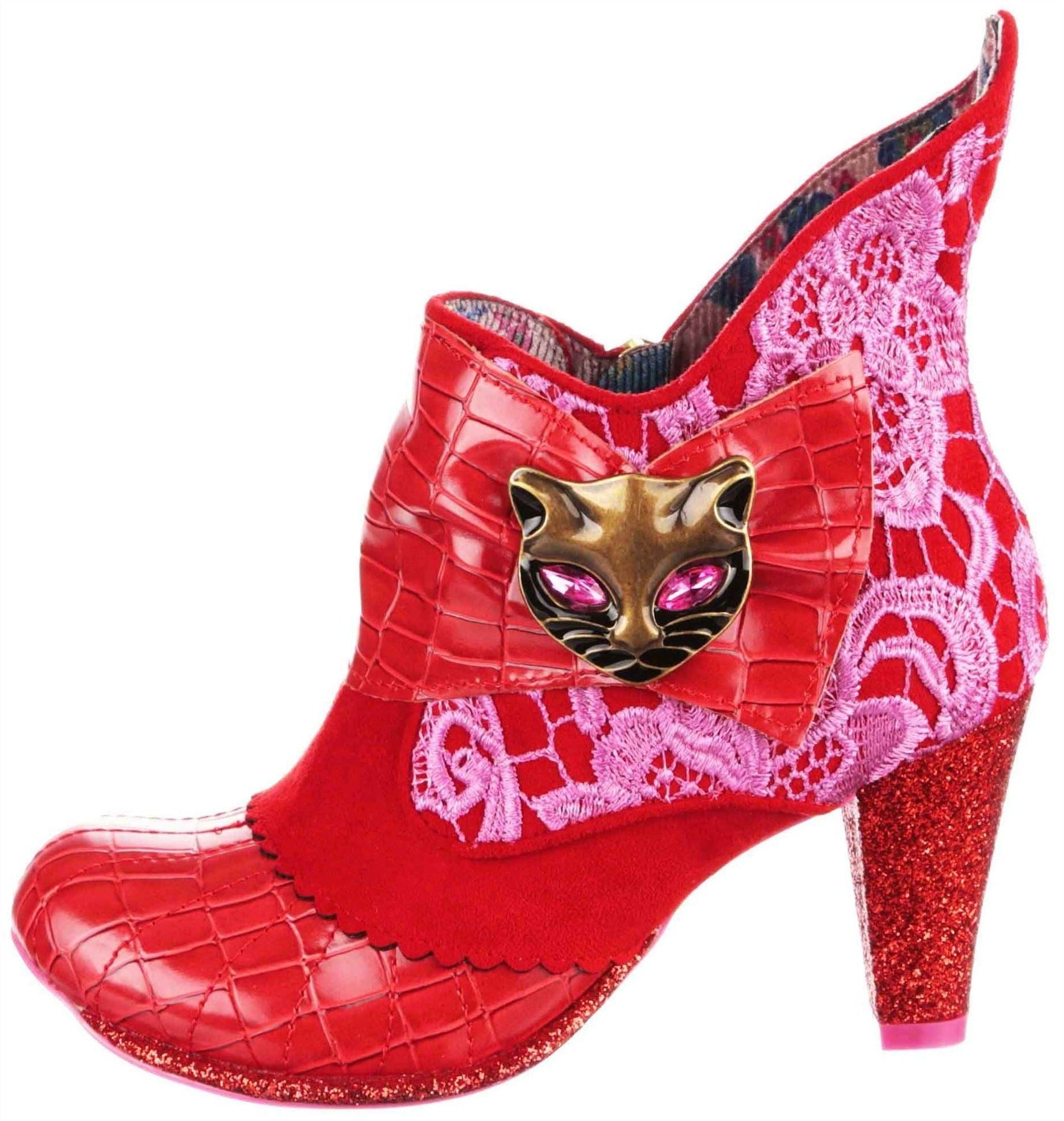 Irregular choice hot sale red boots