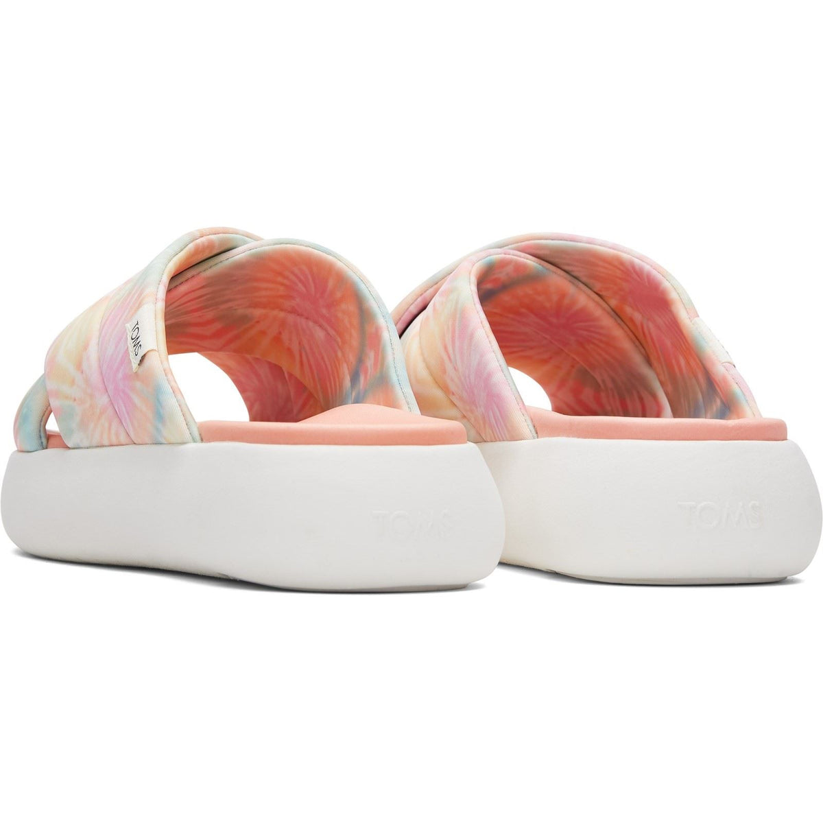 TOMS Alpargata Mallow Crossover Pink 100% Polyester Female Mule Ladies ...