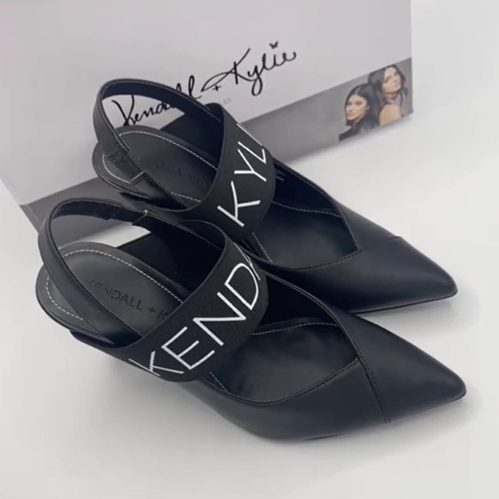 KENDALL + KYLIE Zian Black Womens Heels Shoes