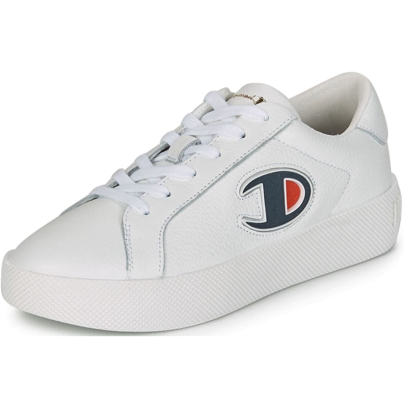 Memo Tanke controller Champion Era White Leather Womens Trainers Shoes – Top Brand Shoes