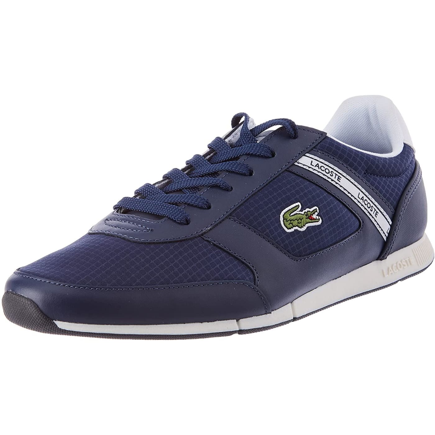 Lacoste menerva leather clearance trainers