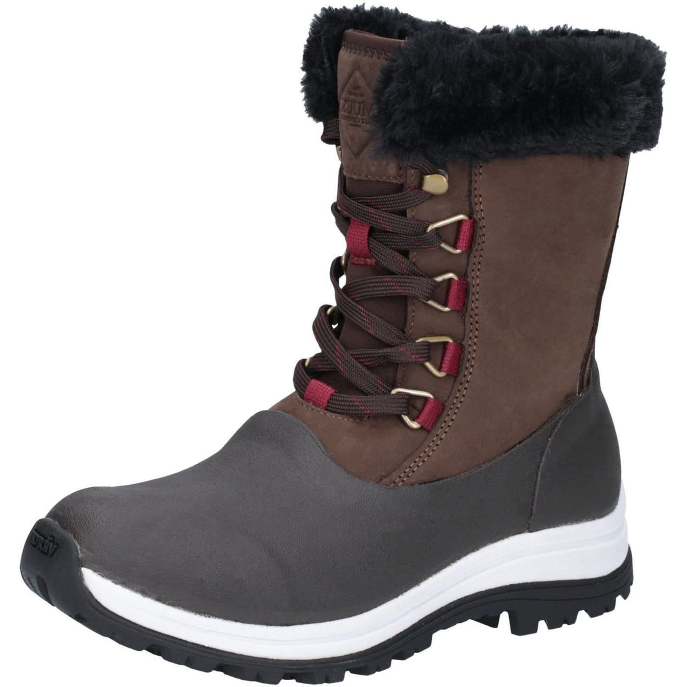 Muck Boots Brown Apres Lace Mid Boots Top Brand Shoes